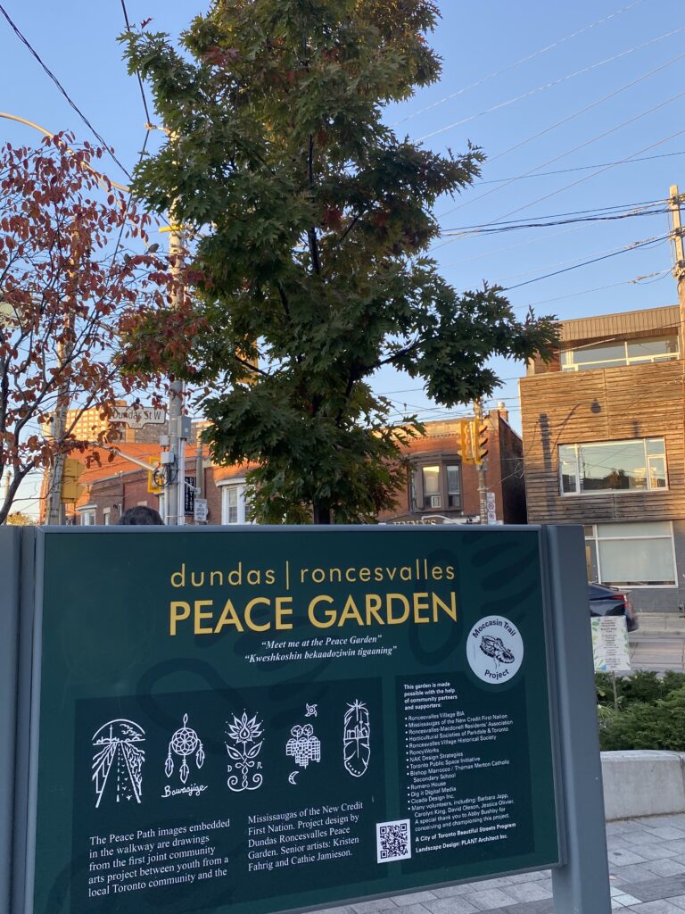 Dundas Roncesvalles Peace Garden Celebrates International Downtown Award