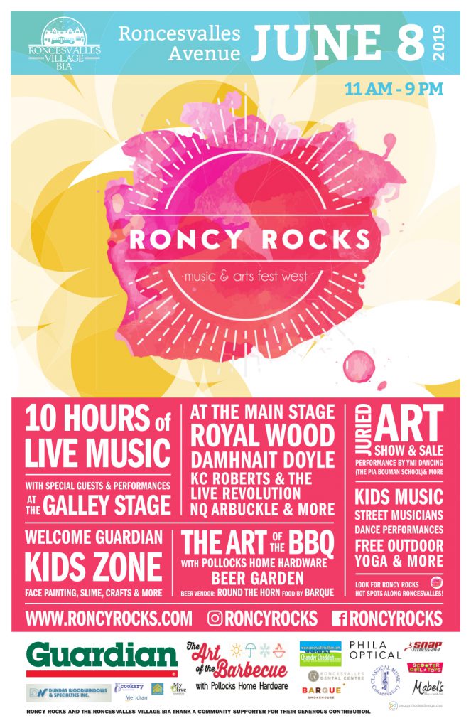 Roncy Rocks 2019 Poster